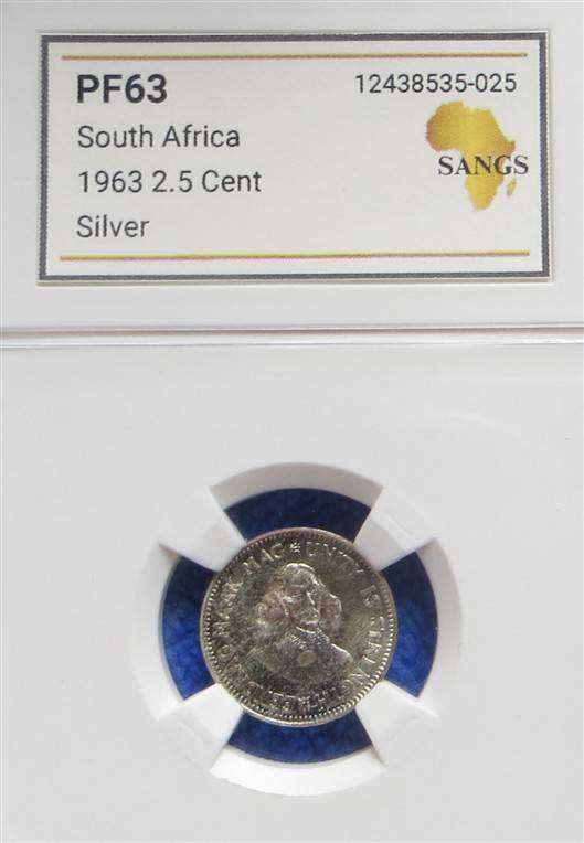 1963 RSA Silver 2 1/2c SANGS PF63