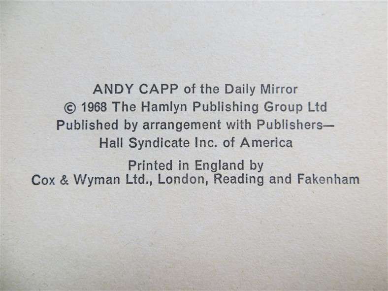 Laugh again with Andy Capp No.1 Comic Book