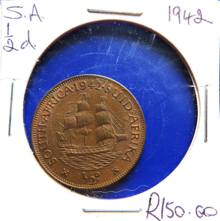 1942 Union Half Penny 1/2d