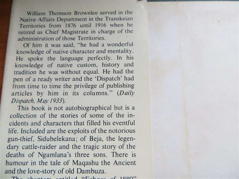 Reminiscences of a Transkeian  - W.T Brownlee