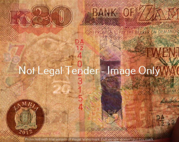3 x Zambia - Bank Notes
