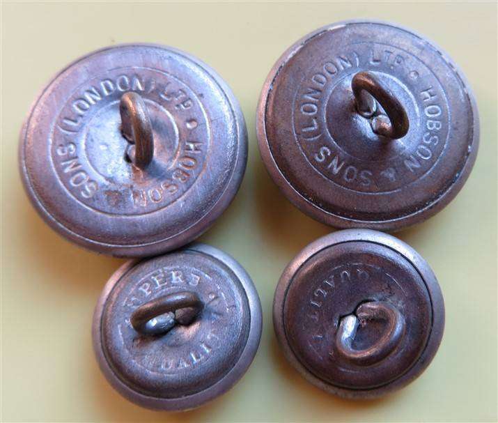 4 X Royal Natal Carbineers Buttons