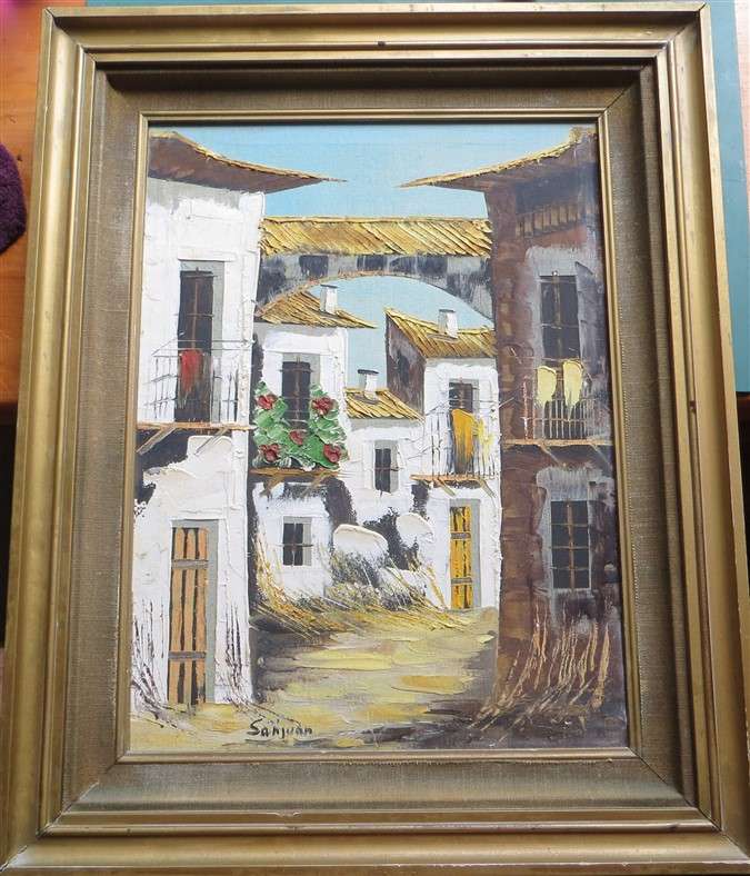 Original Framed Painting - Sanjuan
