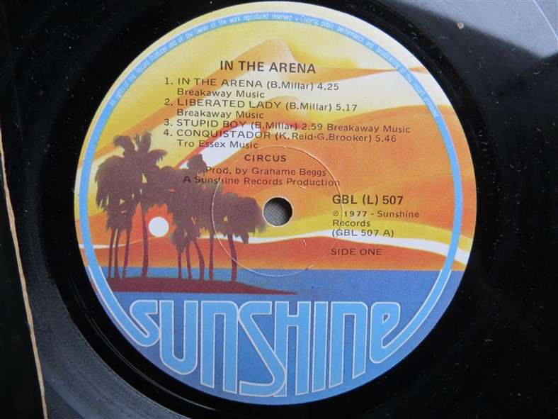 Circus - In the Arena - Vintage LP - VG