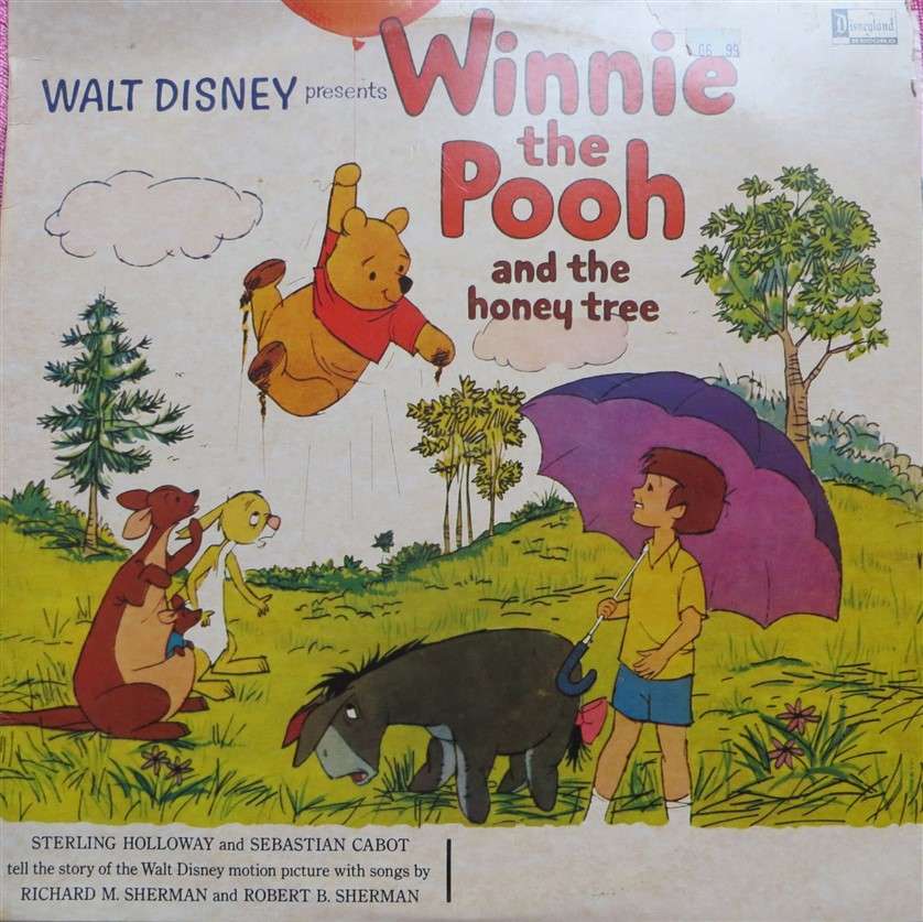 Winnie the Pooh - Walt Disney - Vintage Vinyl LP VG