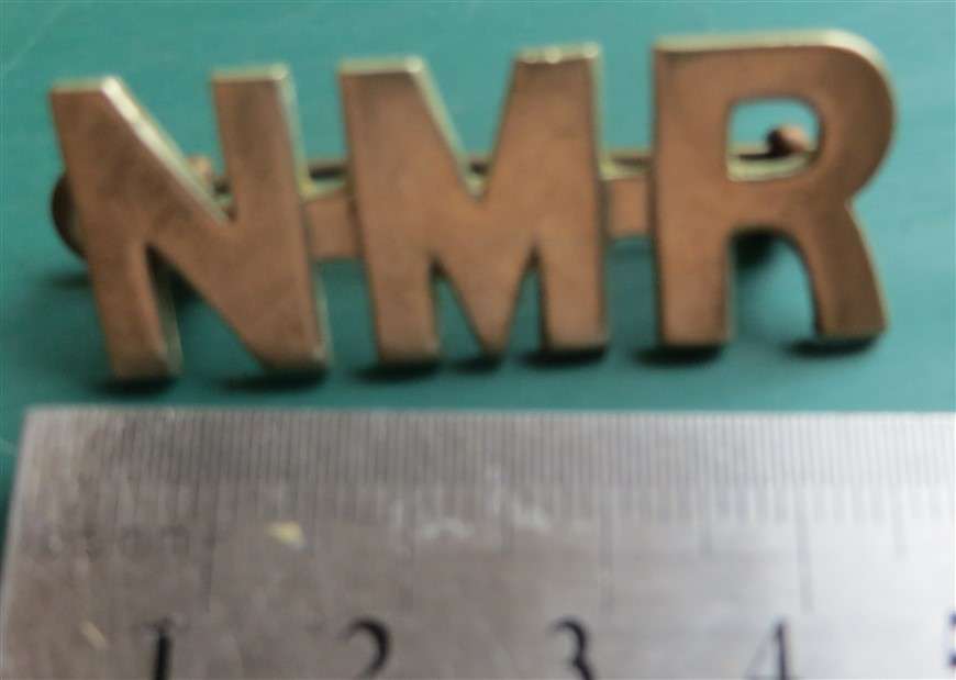 Natal Mounted Rifles NMR Shoulder Title Badge