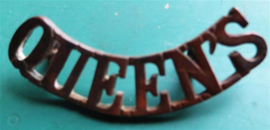 Queen's West Royal West Surrey (Queen's) Regiment Shoulder Title