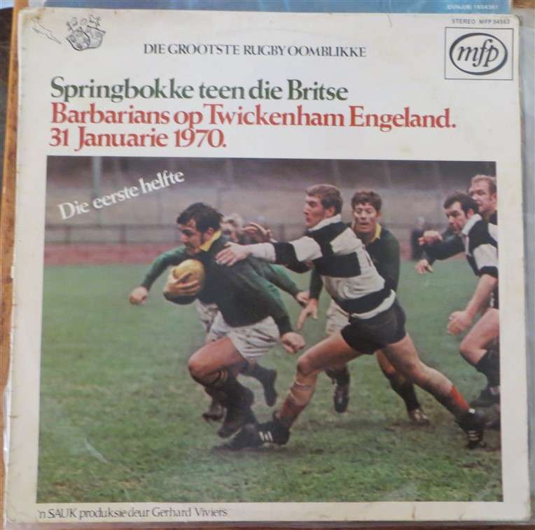 1970 Die Springbokke teen die Britse Vintage Vinyl LP - VG