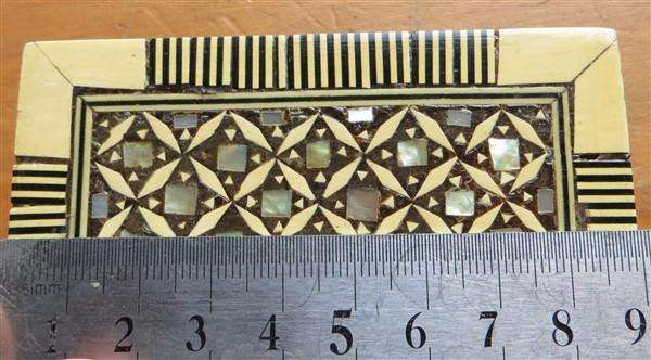 Small Marquetry & Mother of Pearly Inlay Box