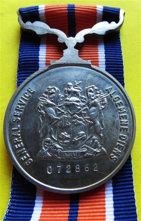 SADF General Service Full Size Medal #072862