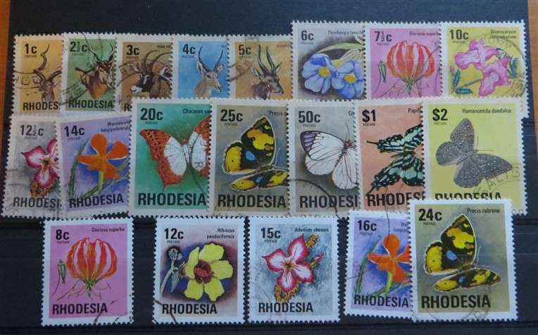 Rhodesia Definitive Set Fine Used - 1c to $2