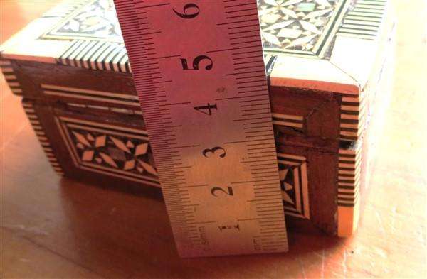 Small Marquetry & Mother of Pearly Inlay Box