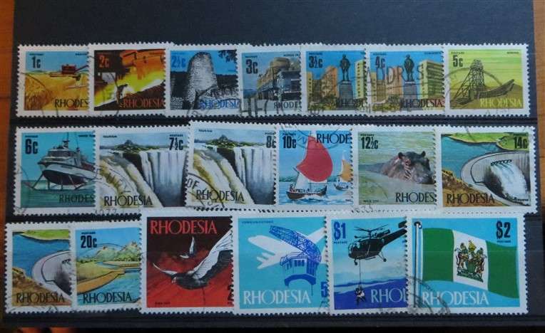 Rhodesia Definitive Set Fine Used - 1c to $2