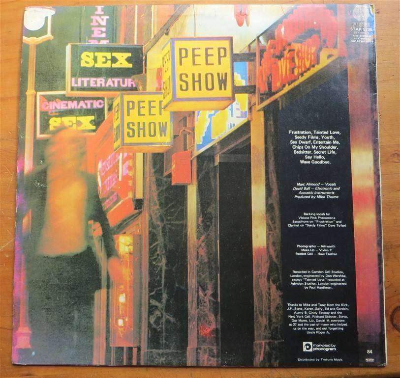 Soft Cell - Non Stop Erotic Cabaret - Tainted Love - Vinyl LP - VG