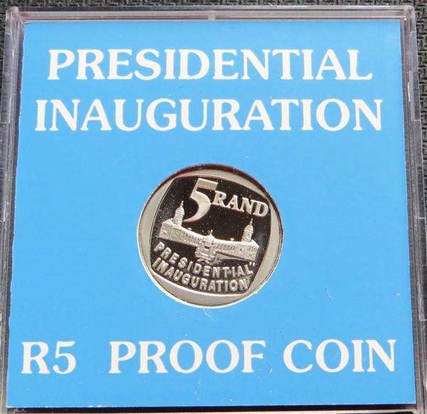1994 Proof Mandela R5 - Presidential Inauguration