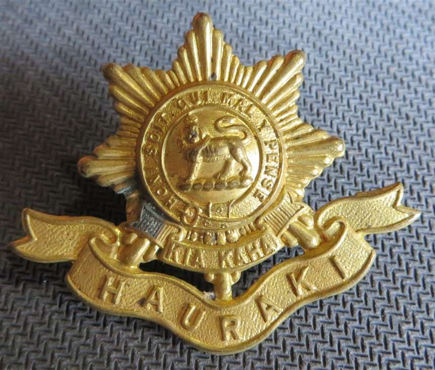 New Zealand 6th Huaraki Regiment Cap Badge