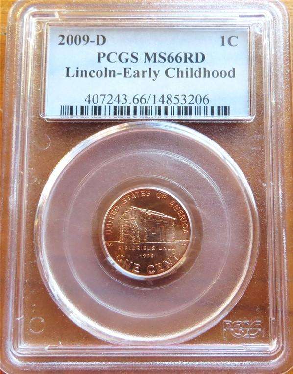 2009 Lincoln Early Childhood 1c PCGS MS66RD