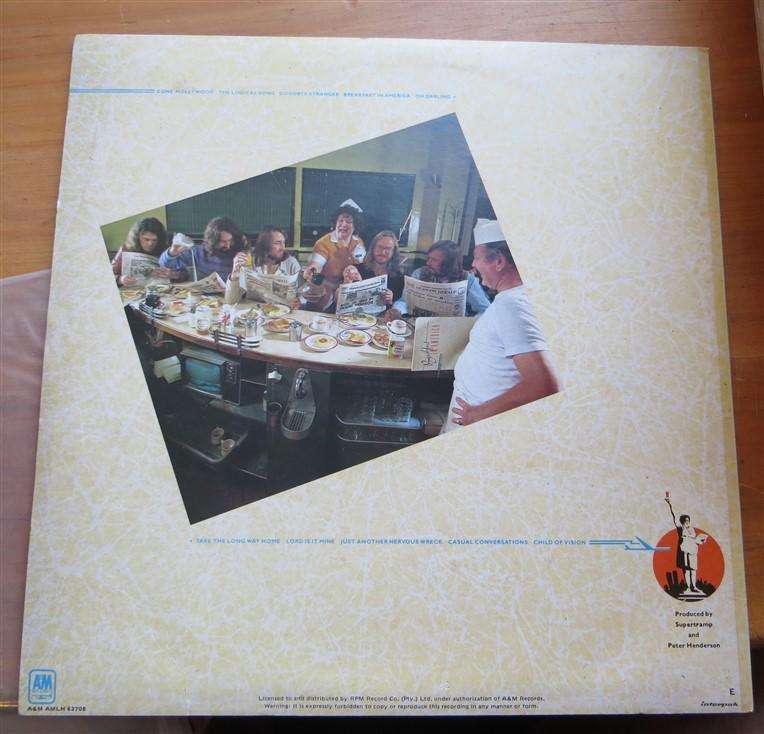 Supertramp - Breakfast in America - Vintage Vinyl LP VG