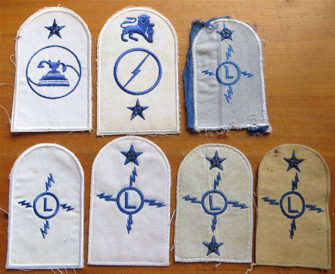 7 x SA Navy Embroidered Badges