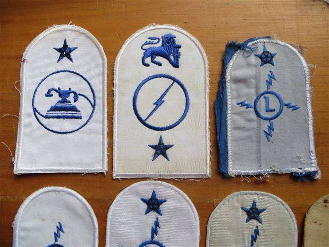 7 x SA Navy Embroidered Badges