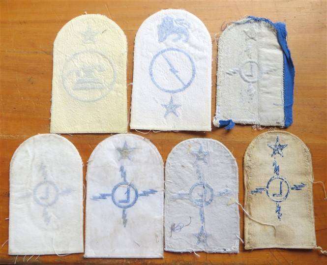 7 x SA Navy Embroidered Badges