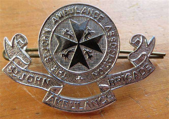 St John Ambulance Brigade Badge