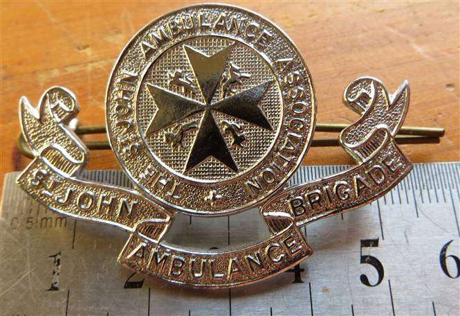 St John Ambulance Brigade Badge
