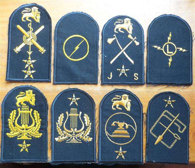 8 x SA Navy Embroidered Badges