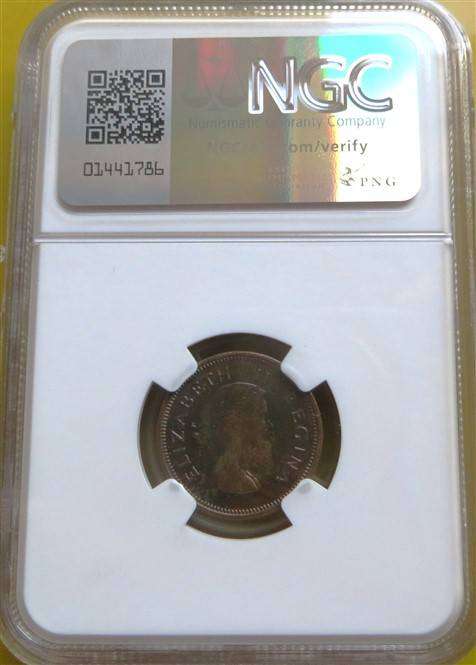 1960 1/4d AU Details NGC