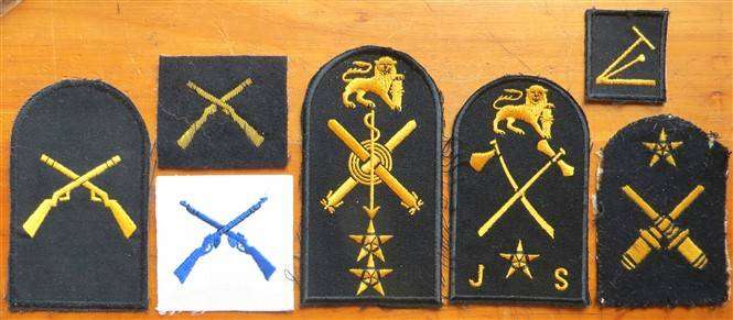 7 x SA Navy Embroidered Badges