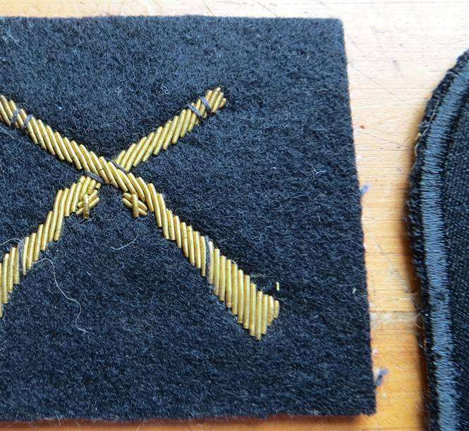 7 x SA Navy Embroidered Badges