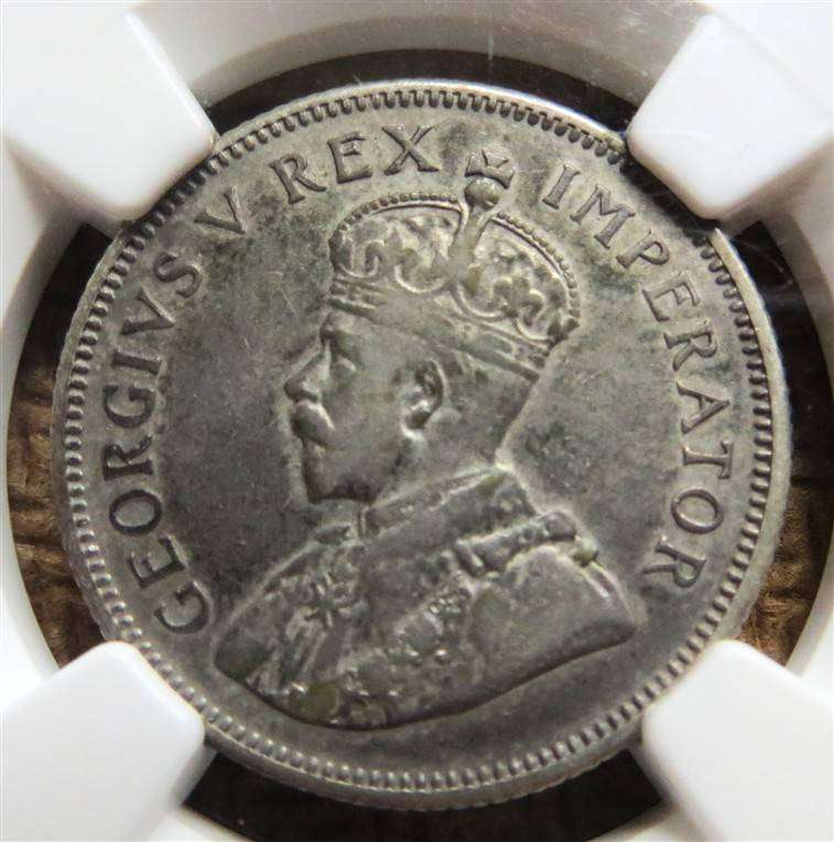 SA Union 1936 1 Shilling NGC VF Details Silver