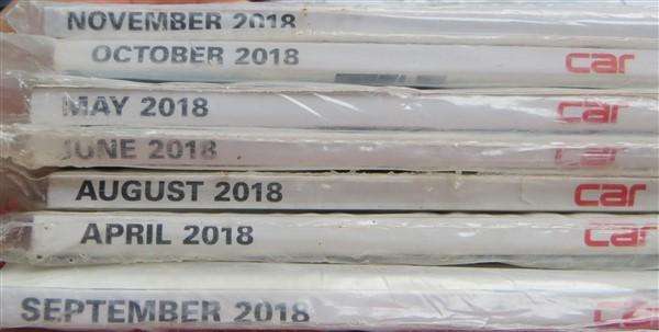 7 x CAR Magazine Magazines from 2018 Year - All still sealed