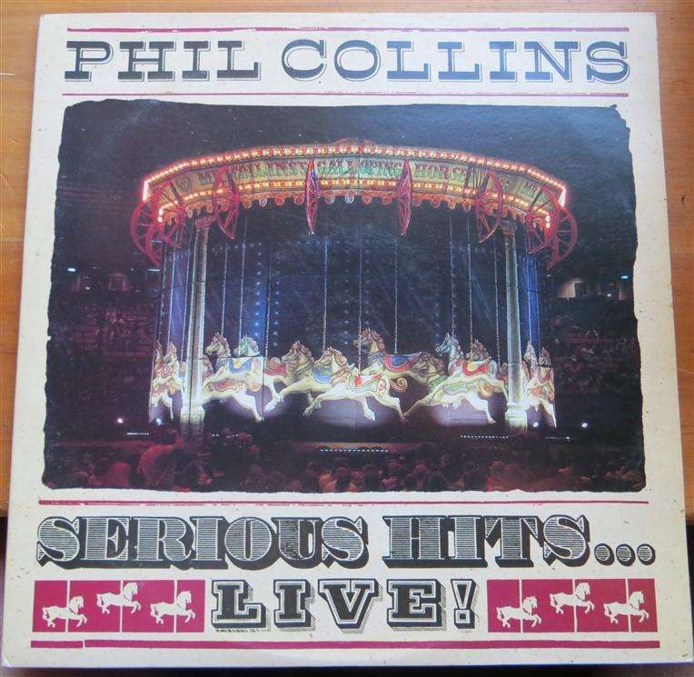Phil Collins - Serious Hits Live  - Vintage Vinyl LP VG
