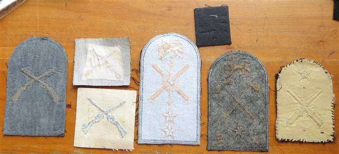 7 x SA Navy Embroidered Badges