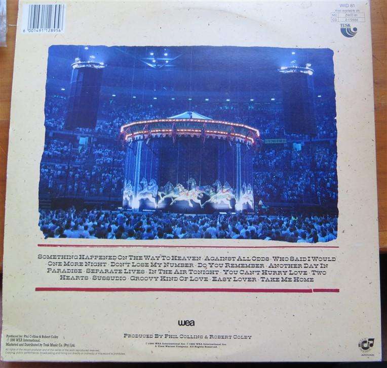 Phil Collins - Serious Hits Live  - Vintage Vinyl LP VG