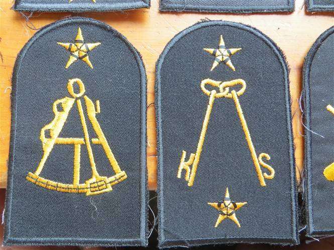 8 x SA Navy Embroidered Badges