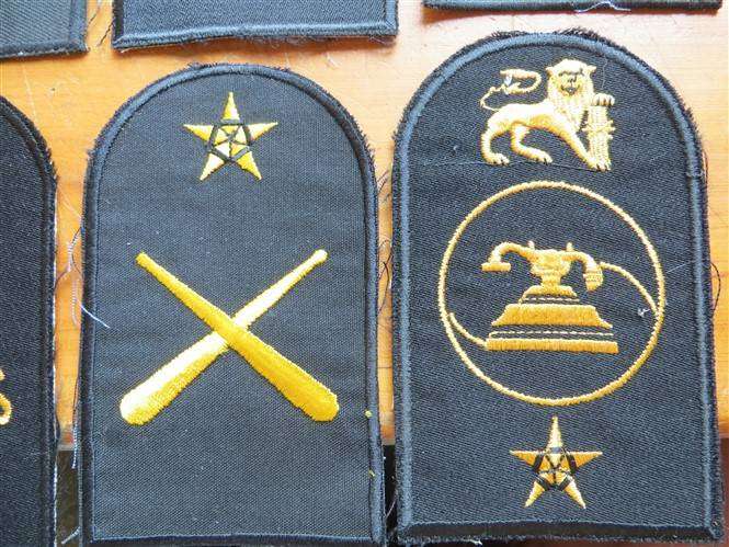 8 x SA Navy Embroidered Badges