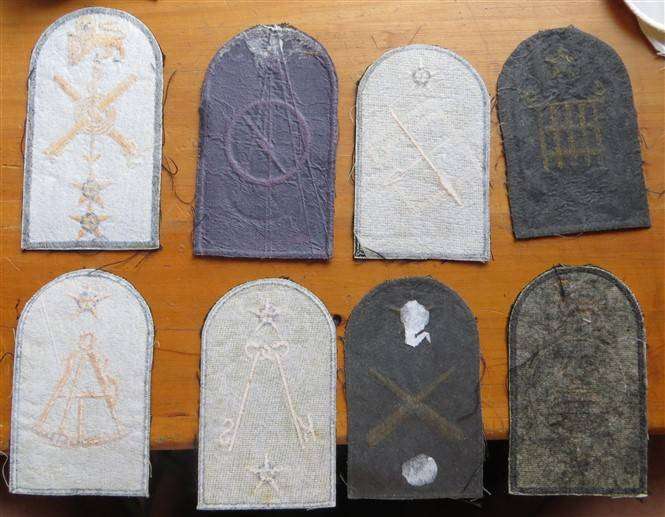 8 x SA Navy Embroidered Badges