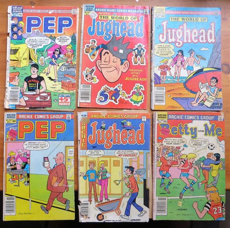 6 x Archie / Jughead Series Comics - 1 Bid for All