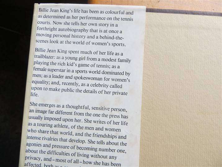 Billy Jean King - The Autobiography with Frank Deford