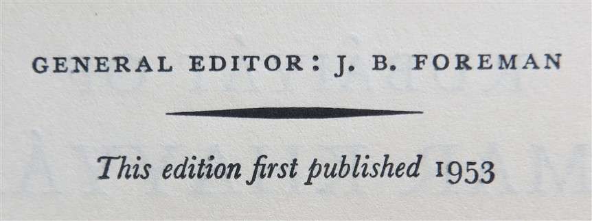 1953 Rubaiyat of Omar Khayyam into English by Edward Fitzgerald