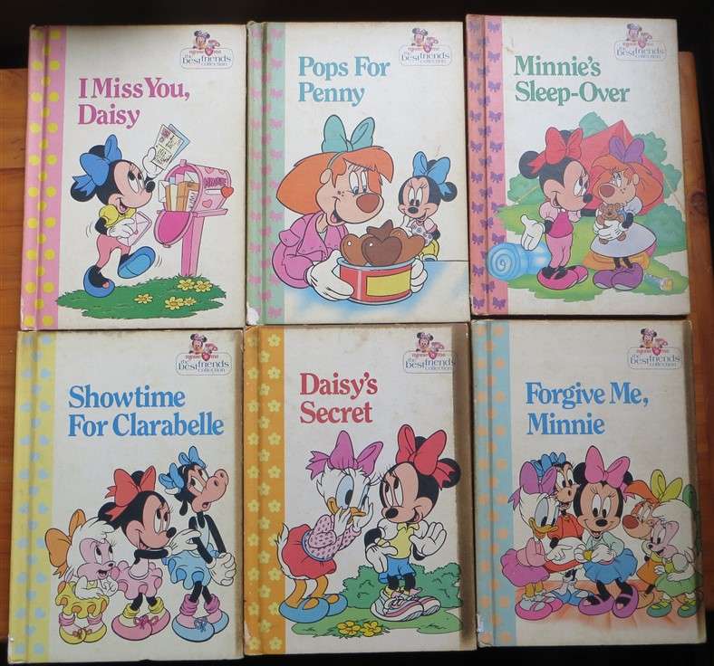 6 x Disney Minnie Mouse hardcover Bundle