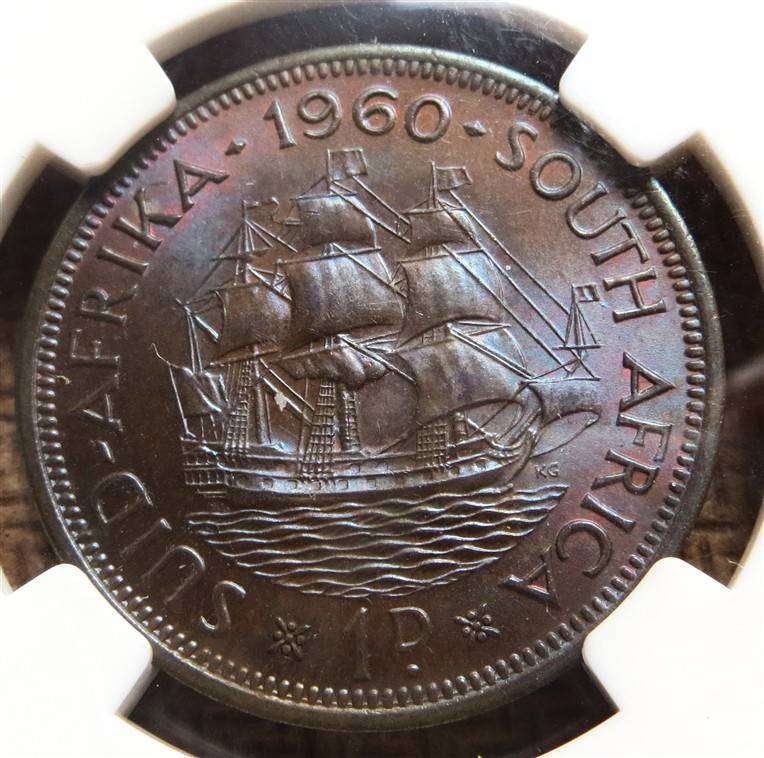 1960 1d Penny SANGS MS63BN