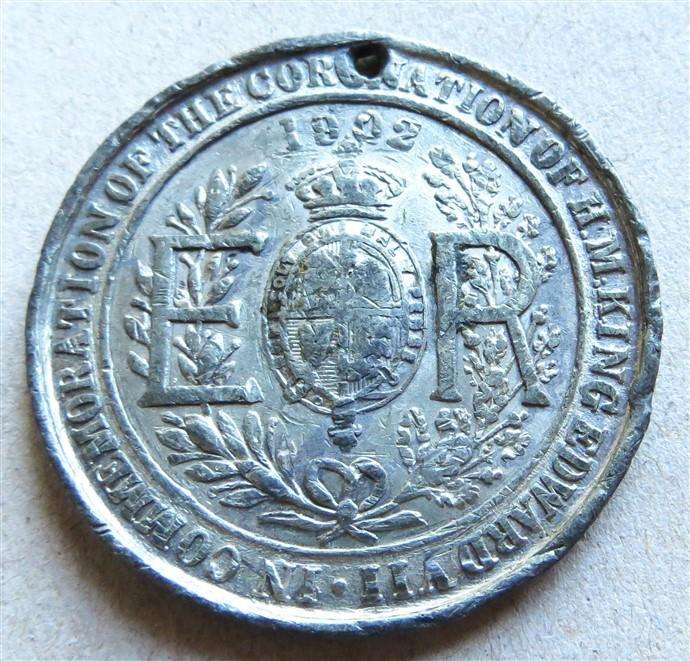 1902 King Edward VII Coronation Medallion