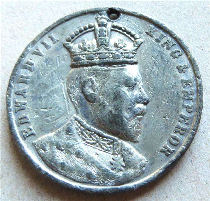 1902 King Edward VII Coronation Medallion