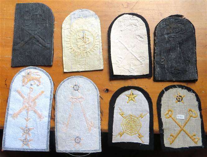 8 x SA Navy Embroidered Badges