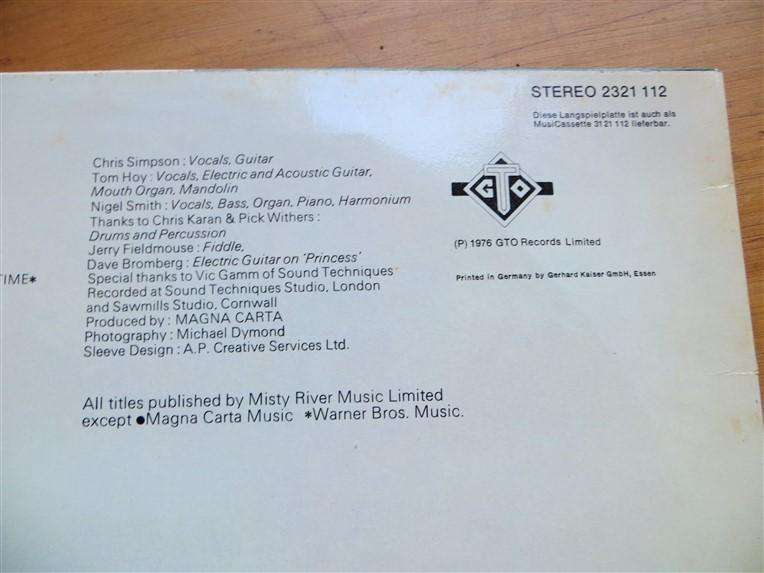 Magna Carta - Putting it Back Together  - Vintage Vinyl LP VG