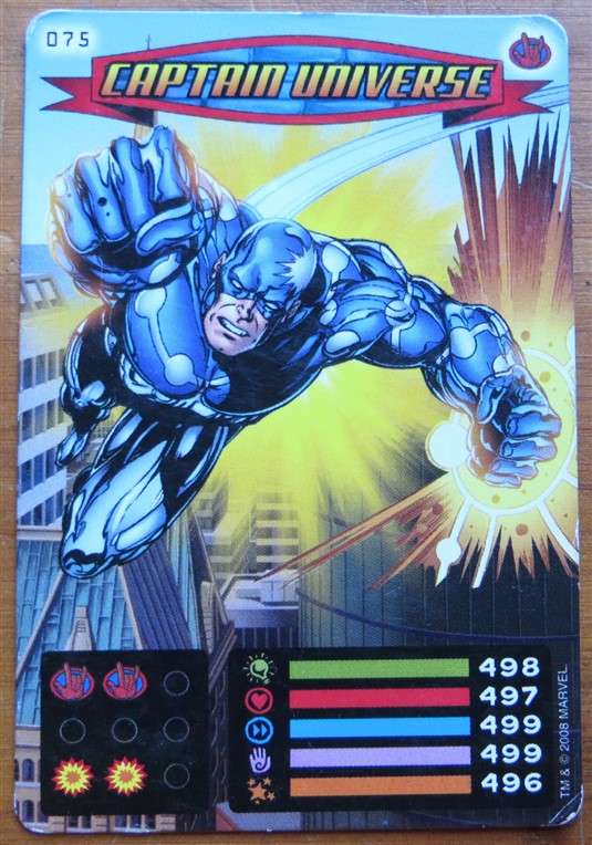 14 x Marvel Spiderman - Heroes and Villains Power Card Trading / Trump Cards