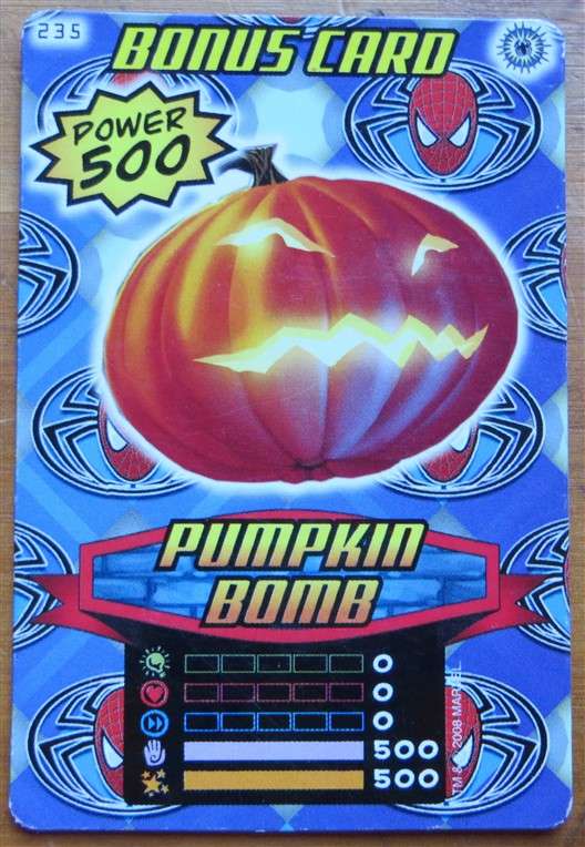 14 x Marvel Spiderman - Heroes and Villains Power Card Trading / Trump Cards